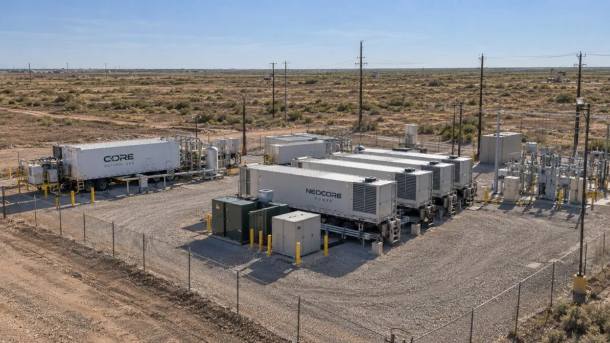 Behind-the-meter gas generation site (illustrative)